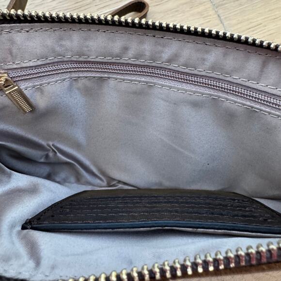 Bostanten Nola Vegan Leather Envelope Clutch Purse NEW Retro Coffee - Picture 11 of 13